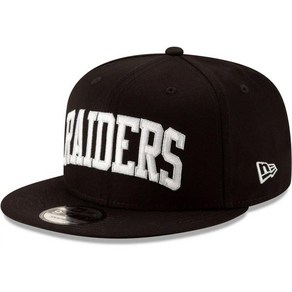 뉴에라 New Ea NBA 맨즈 9Fifty 스냅백 캡, One Size, Las Vegas Raides Ach Logo, 1개