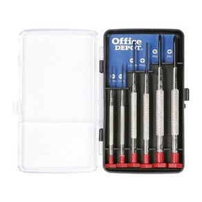 수공구 시계드라이버 세트 6PCS Officedepot, 단품없음