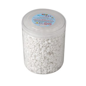 MYTOYS 마이 디폼블럭 8mm 보관통 500G no.30 흰색 약 2700피스, 1개