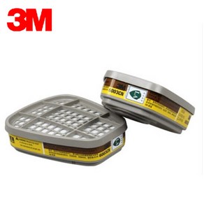 [안전365일]3M-6003방독필터 2개한세트 (3M-6200면체에 직접결합 ), 2개