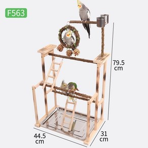 앵무새 놀이터 장난감 횟대 횃대 새장 용품 조류 사랑앵무 새, E. F563, 1개