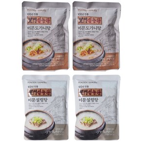 피코크 이문 도가니탕 500g x 2개와 이문 설렁탕 500g x 2개 냉장, 4개