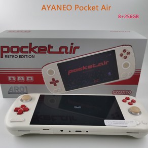 AYANEO 포켓 AIR MediaTek Dimensity 1200 8+256GB DDR5 홈 게임 콘솔 레트로 화이트 안드로이드 12, 8GB, 256GB, Reto White