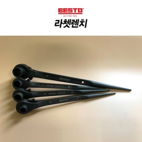 하나공구 베스토 라쳇 렌치 라쳇렌치 라쳇핸들 견삭기 깔깔이 아시바 건설 랜치 스패너, 1개