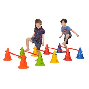 키더스 허들콘 시스템 30cm 1개 낱개 라바콘 넘기, 허들콘 시스템 30cm-오렌지