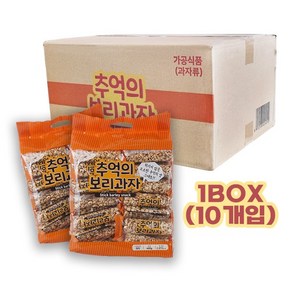 무배 추억의 보리과자 400g 1박스 (10개입) 옛날 과자 아이 간식 탕비실, 10개