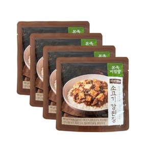 본죽비빔밥 소고기 강된장, 190g, 4개