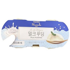 피코크 마몰로 밀크푸딩, 180g, 1개