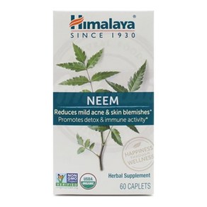 히말라야 피부 진정 천연허브 님 NEEM 60정, 1개