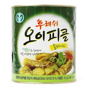 일미 후레쉬 오이피클 슬라이스 3kg, 1개