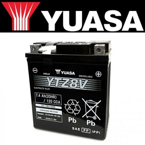 유아사 YTZ8V PCX XMAX R3 BATTERY ASSY (GS GTZ8V BTZBV) 배터리