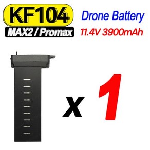 정품 KF104 MAX2 드론 배터리 11.4V 3900mAh MAX/Pomax 4K GPS 액세서리 부품 비행 시간 37 분, 한개옵션1, 05 KF104 Battey X1