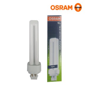 오스람 OSRAM FDL18EX-D 18W 주광색 형광등 전구, 1개