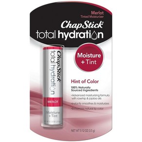 ChapStick 토탈 하이드레이션 틴트 모이스처라이저 코랄 블러시 3.4g(0.12온스) (1팩)