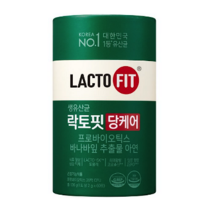 종근당건강 락토핏 당케어 혈당관리 2g x 60포 1통, 120g, 1개