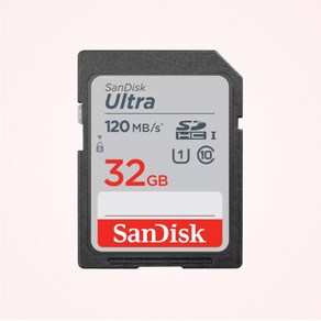 샌디스크 울트라 SD 메모리카드 CLASS10 SDHC SDXC 디카 카메라 네비게이션 노트북 32GB 64GB 128GB 256GB 512GB 정품, 1개