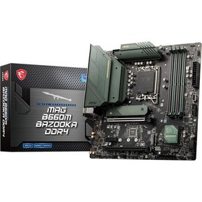 MSI MAG B650 토마호크 WiFi 컴퓨터 게이밍 마더보드 AM5 ATX DDR5 PCIe 4.0 M.2 SATA 6Gbs USB 3.2 Gen 2 HDMIDP 6E AM, mATX_MAG B660M BAZOOKA DDR4, 1개