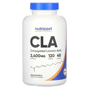 뉴트리코스트 CLA 2400mg 소프트젤 120정, 1개