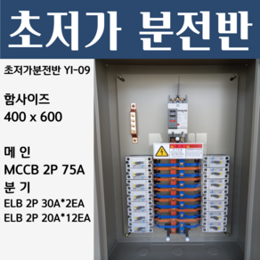 분전반 YI-09 분전반제작 분전함 분전판 배전반, 1개