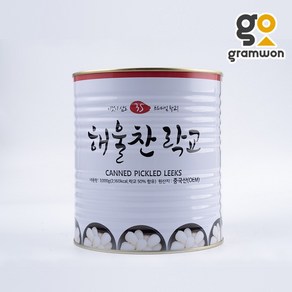 프리미엄 락교 3S 3kg 해울찬 일식 락교 대용량 업소용 반찬, 1개