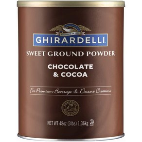 Ghirardelli Sweet Ground Chocolate 기라델리 초코 코코아 파우더 베이킹 디저트 1.36kg