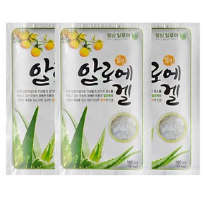 생 알로에겔 30봉 (웰빙알로에가 고흥 유자를 만나 부드러운 맛), 30개, 100ml