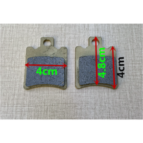 가성비짱 전동스쿠터 브레이크패드 타우러스es 브레이크패드 모토벨로 전동스쿠터 브레이크패드 오토바이 브레이크패드 할리스쿠터 브레이크패드, 1세트