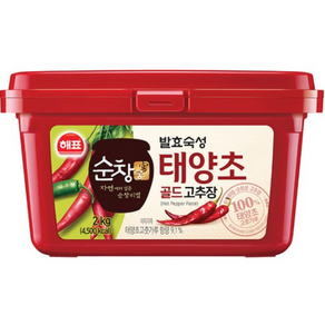 해표 순창궁 태양초 골드 고추장, 2kg, 3개