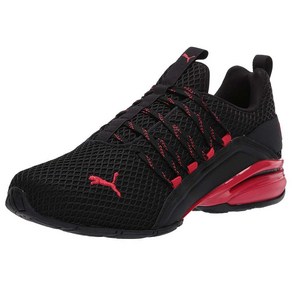 푸파 이피엘 블랙레드 스니커즈 런닝화 PUMA Mens Axelion Pef Running Shoe