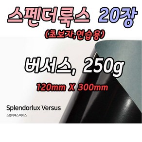 스펜더룩스 버서스 다양한사이즈 120 X 300mm 20장 여행토퍼 토퍼용지 250g, 120mm X 300mm