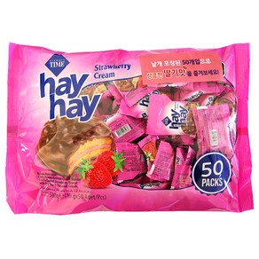 헤이헤이 딸기맛크림 500g(10g x 50개입), 1개, 500g