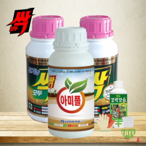 모두싹 프리미엄500g 2개 모두싹 아미플 500ml 1개 뿌리발근 모종소독 탄저 무름병예방 고추 감자 고구마 배추