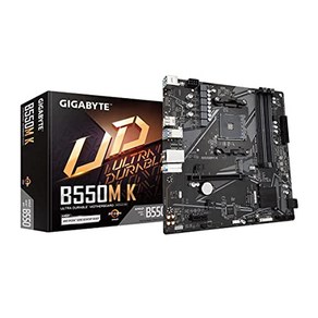 GIGABYTE B550M K 마더보드 MicoATX [AMD B550칩셋 탑재] MB6135, 1개