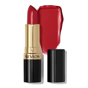 REVLON Lipstick Supe Lustous Lipstick Ceamy F REVLON 립스틱 슈퍼 러스트러스 립스틱 부드럽고 풍성해 보이는 입술을 위한 크리미, 525 와인과 모든 것, 4g, 1개