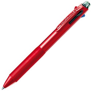 Pentel 페테르 다기능 펜 비쿠냐 BXW475B 레드 축, 1개, 상품명참조