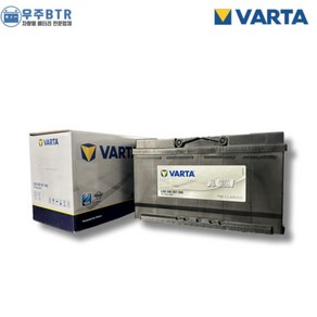 싼타페 VARTA 바르타 AGM 95 (blue라인) 자동차 배터리 차량용 밧데리 AGM90L-DIN, 공구필요+동일용량반납, 1개