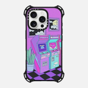 케이스티파이 CASETiFY 아이폰 16 프로 바운스 케이스 로파이 아케이드 블랙, 1개