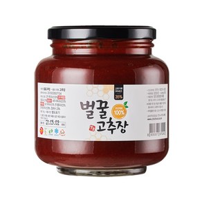 파주 DMZ 재배 벌꿀 고추장 100% 국내산 재료 벌꿀고추장 (유리병) 500g 3병, 3개