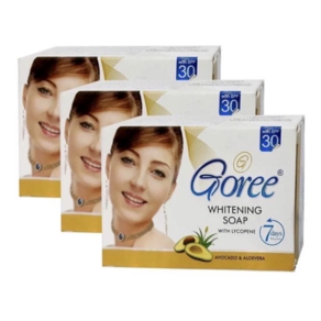 Goee Soap Whitening Moistuize 고리 비누, 3개, 70g