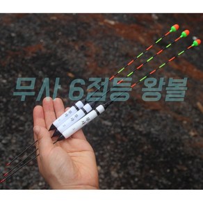 제이에이치 무사 6점등 왕볼 전자찌 (배터리 포함) 물 올림 내림 나노 흑명 전자찌 낚시찌 나노찌 장찌 스마트찌 낚시찌 중층 수제 고부력 저부력 내림 나노 올림찌, 3호, 1개