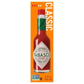 [해외직구] Tabasco 후추 소스 오리지널 맛 병 59.1ml(2온스), 59ml, 1개