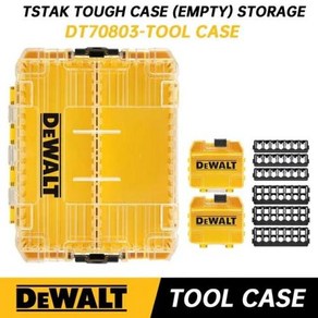 디월트부품 호환 DEWALT TSTAK 견고한 보관 전동 공구 스크루드라이버 비트 부품 DT70801 N542474