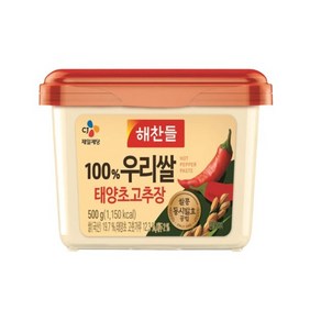 해찬들 우리쌀로 만든 태양초 골드 고추장, 500g, 3개