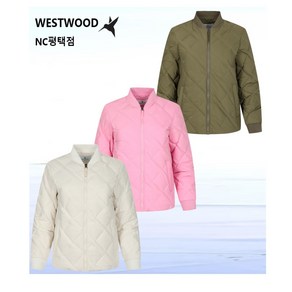 웨스트우드 WESTWOOD 여성 트렌디한 봄버 디자인의 튜브 경량 다운 패딩 자켓 3컬러 WO4WTDL154