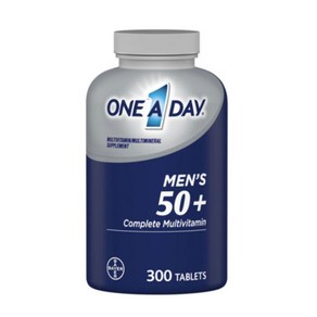 Bayer 바이엘 50세이상 남성 One A Day 50+ 남성용 멀티비타민 300정