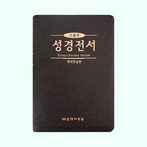 큰글자 성경전서 개역한글판 H82 (대/단본/가죽) 대한성서공회