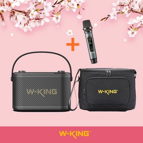 [연말감사제 세일] W-KING Camigo H10S 버스킹 악기연주 노래방 캠핑 휴대용 블루투스 스피커 무선마이크포함