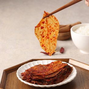 [수미푸드몰] 경상도 별미 단풍 콩잎 장아찌1kg