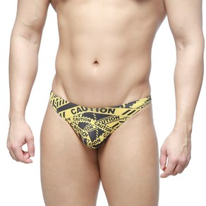 METROMALEWEAR [M2W] Caution Thong Black (2302-59)