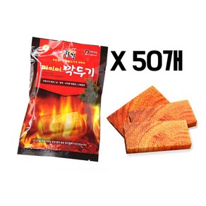 화락 파이어깍두기 천연 착화제 3입, 100g, 50개